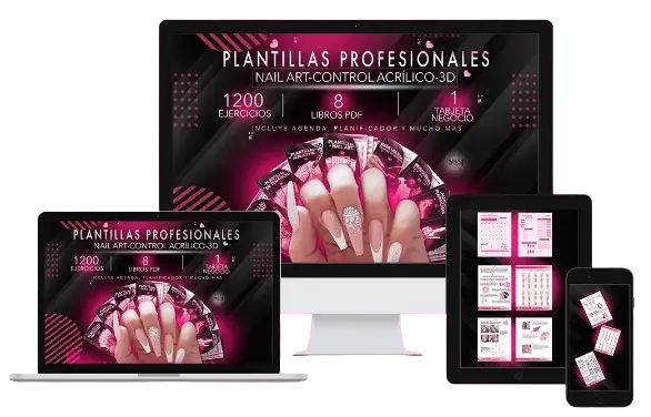 plantillas de uñas para prácticas 3d pdf gratis descargar